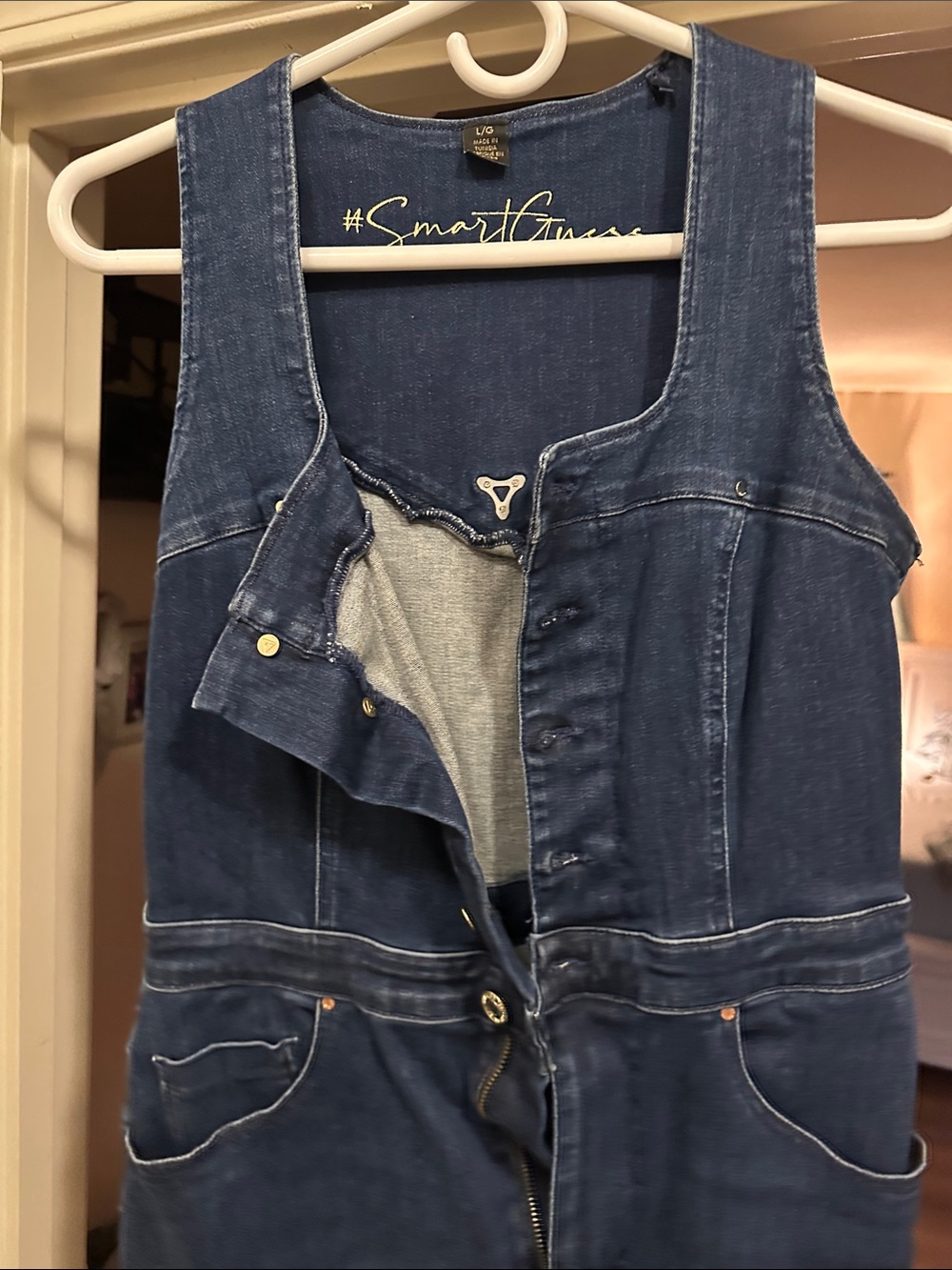 Guess Denim Blue Mini Dress